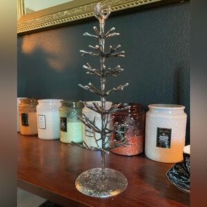 Silver Holiday Tree Decoration